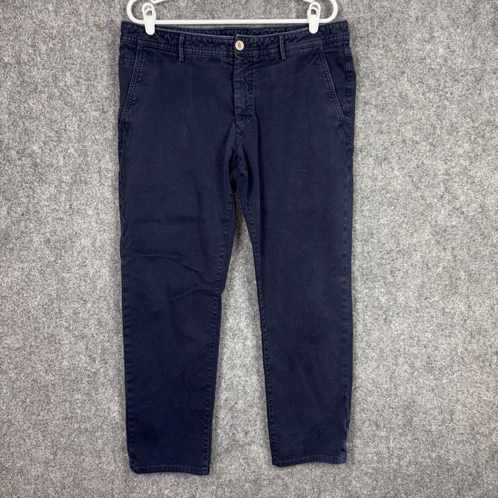 Massimo Dutti Pants Mens Size 36 x 27 Blue Slim fit Casual